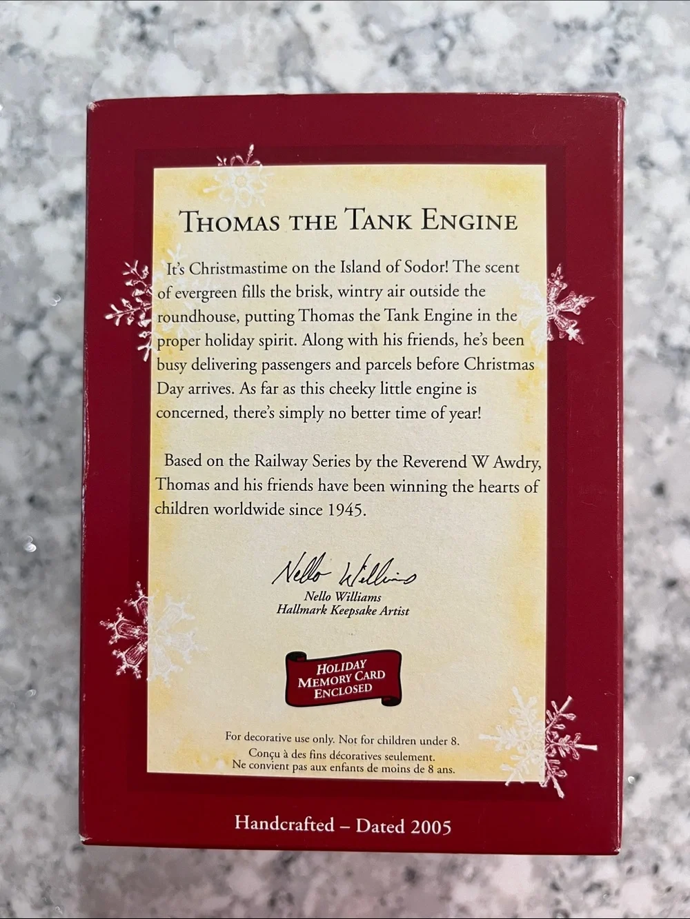 Hallmark Keepsake Thomas the Tank Engine Christmas Ornament - Red/Green—NIB